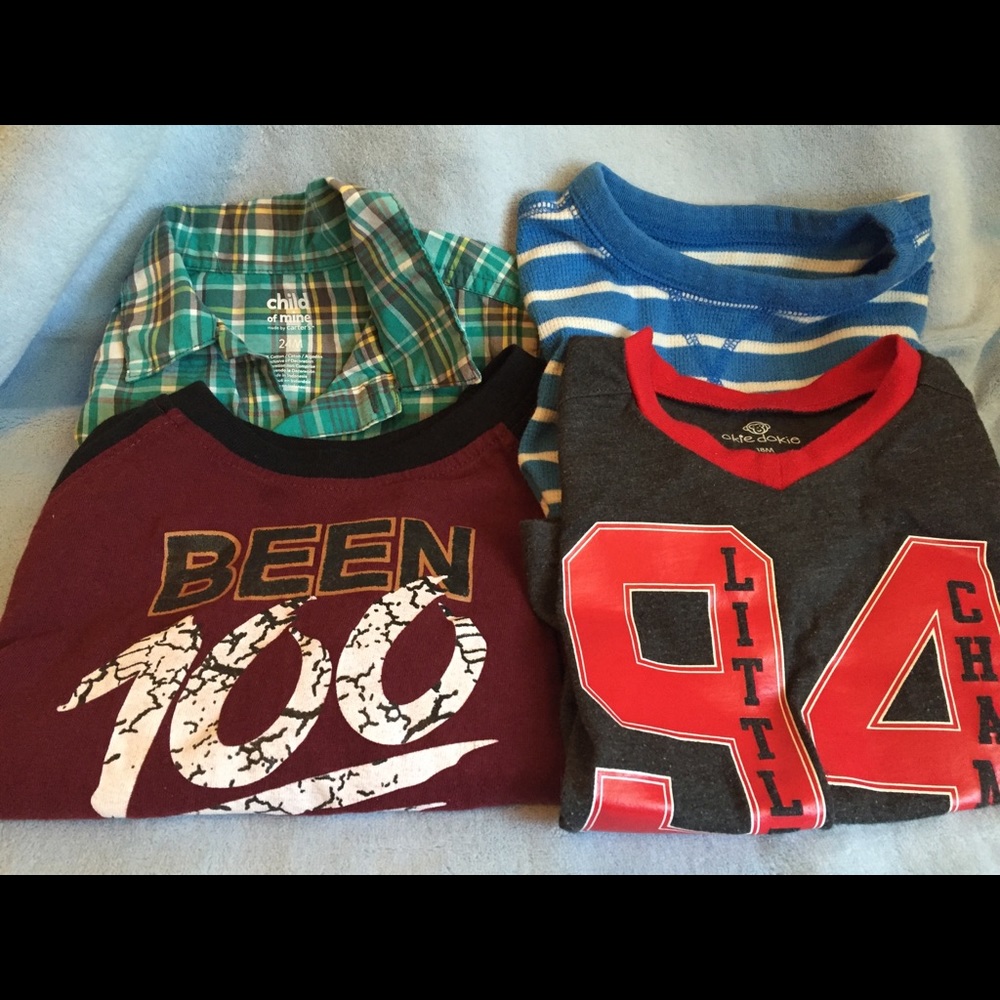 4 shirts